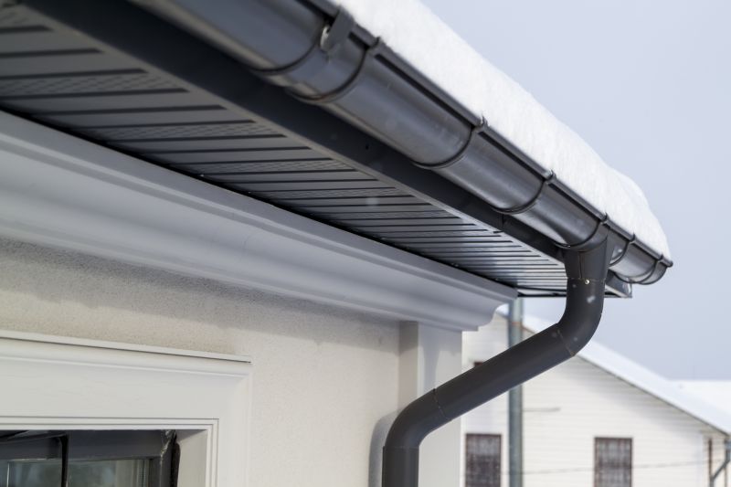 Steel Downspout Installation