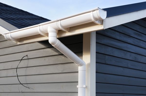 PVC Rain Gutter Installation in Carrollton