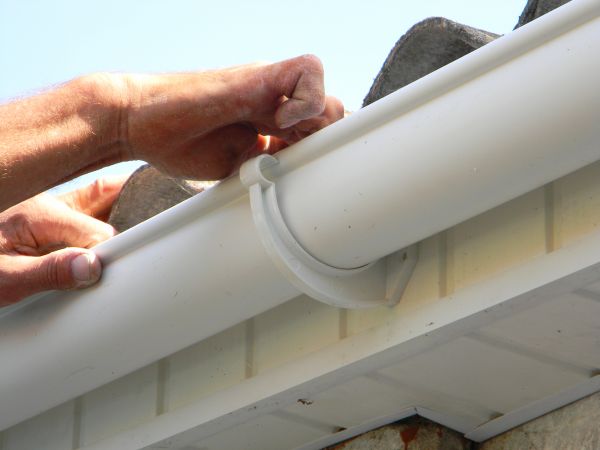 Plastic Gutter Repair in Carrollton